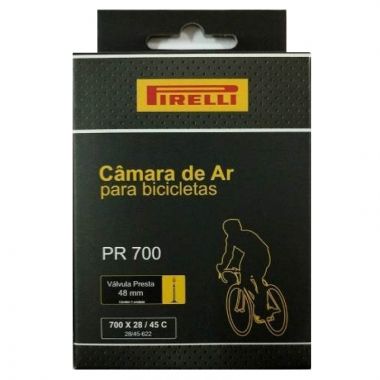 Câmara Pirelli PR700 700x28/45C c/ Válvula Presta 48mm