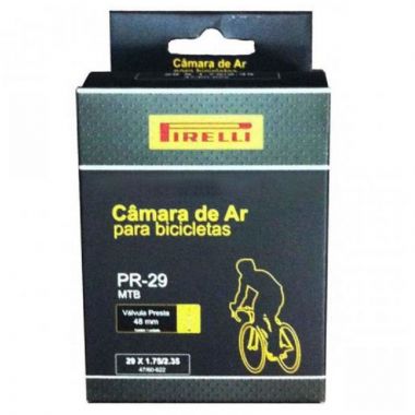 Câmara Pirelli PR-29 MTB 29x1.75/2.35 c/ Válvula Presta 48mm