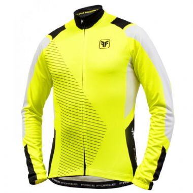 Camisa Free Force Slayer ML - Amarelo Flúor com Preto e Branco - XGGG