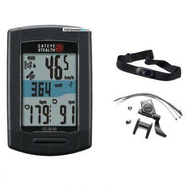 Ciclocomputador Cateye CC-GL50 Stealth 50 ANT e GPS