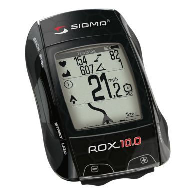 Ciclocomputador Sigma Rox 10.0 GPS ANT+ com Sensor de Velocidade, Frequencimetro e Cadência