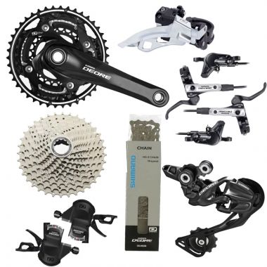 Grupo Shimano Deore M610/615 30 Vel. Disco Hidráulico