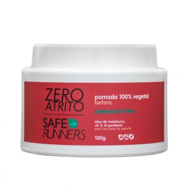 Pomada Protetora 100% Vegetal Zero Atrito 100g - Safe Runners